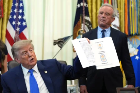 Trump signs order calling for spacing out childhood vaccines